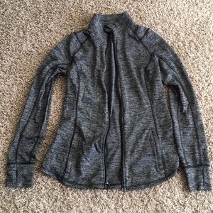 Front zip sweatshirt